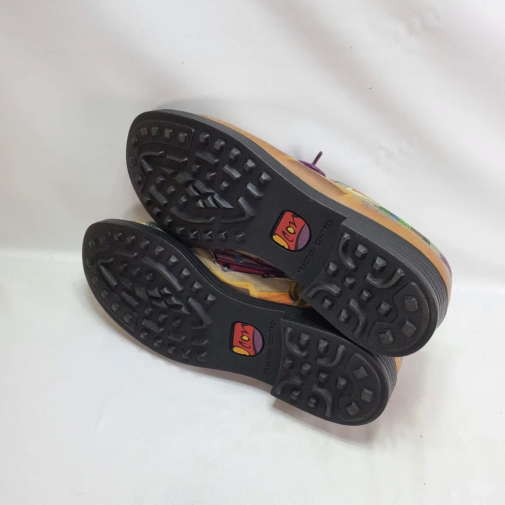 Icon Oxford Shoes Women 7.5 Leather Desert Road Trip Vintage Car Art